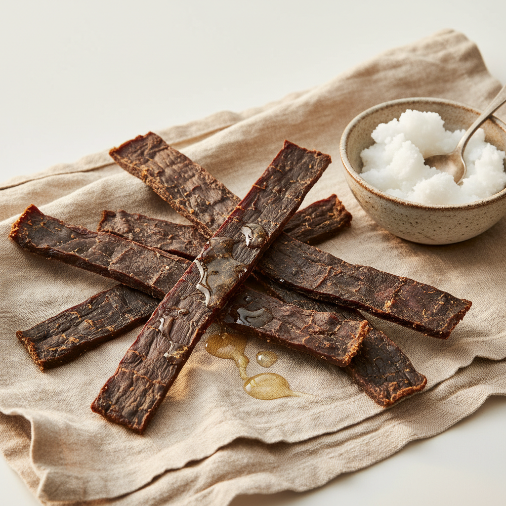 Beef & Liver Jerky — Coconut Oil