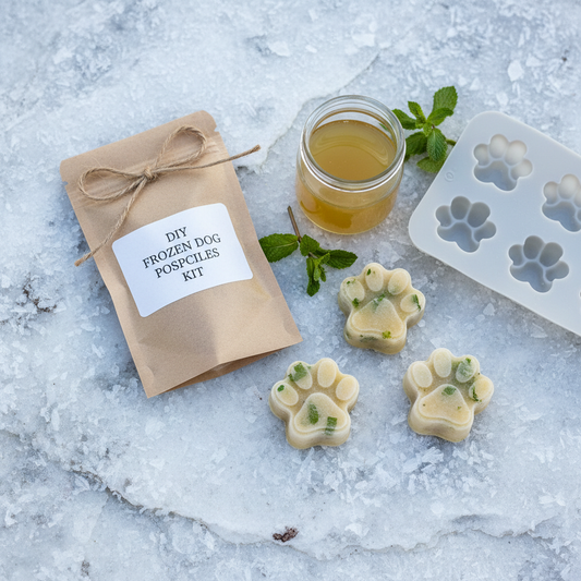 Maverick's Husky Chill Pops — Bone Broth & Mint Frozen Popsicle DIY Kit